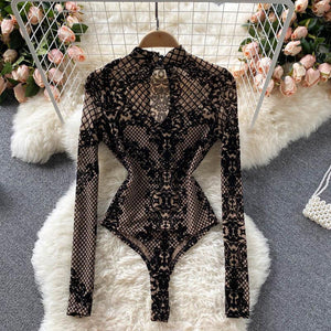 Elegant Mesh bodysuit - Fashionsarah.com