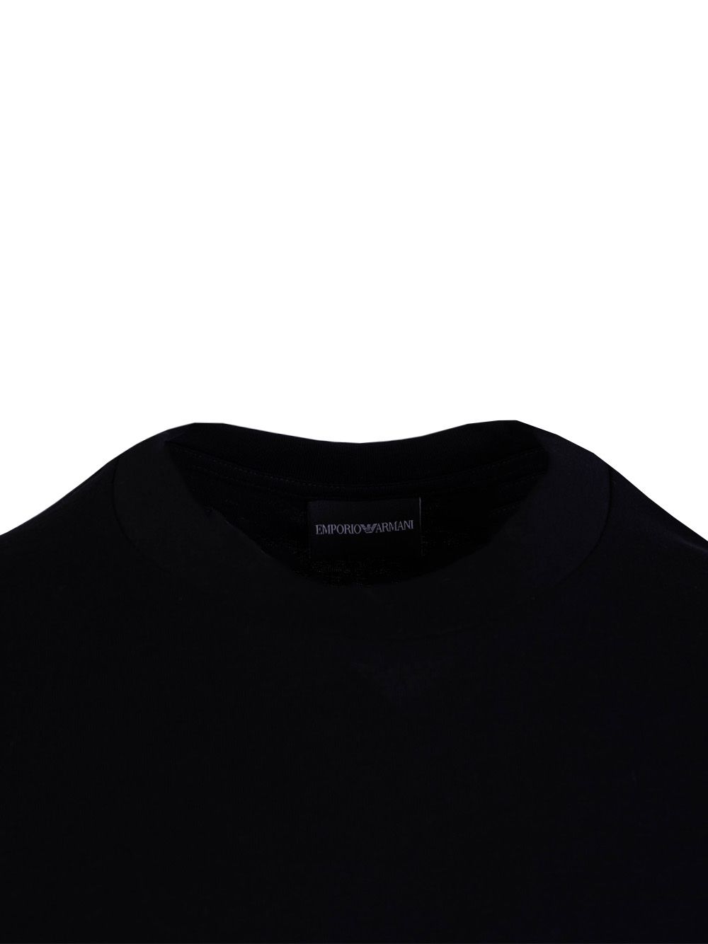 Fashionsarah.com Fashionsarah.com Emporio Armani Black T-Shirt Embroidery