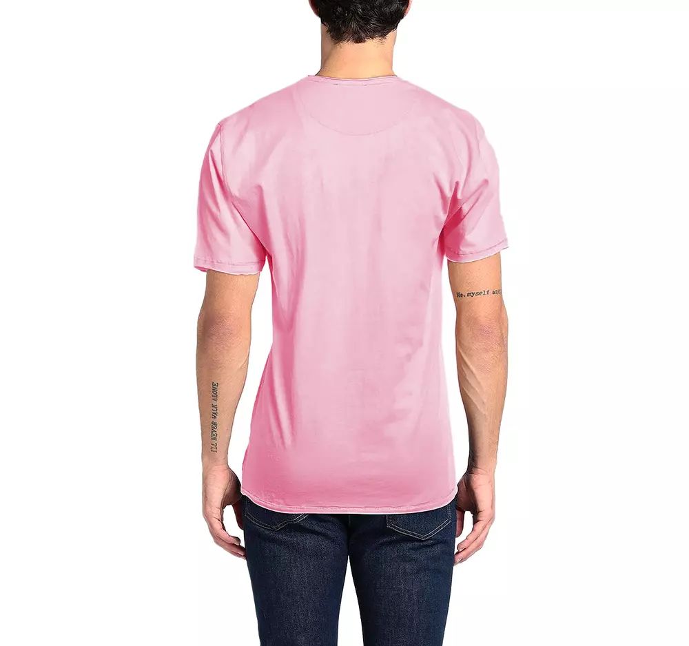 Fashionsarah.com Fashionsarah.com Yes Zee Pink Cotton T-Shirt