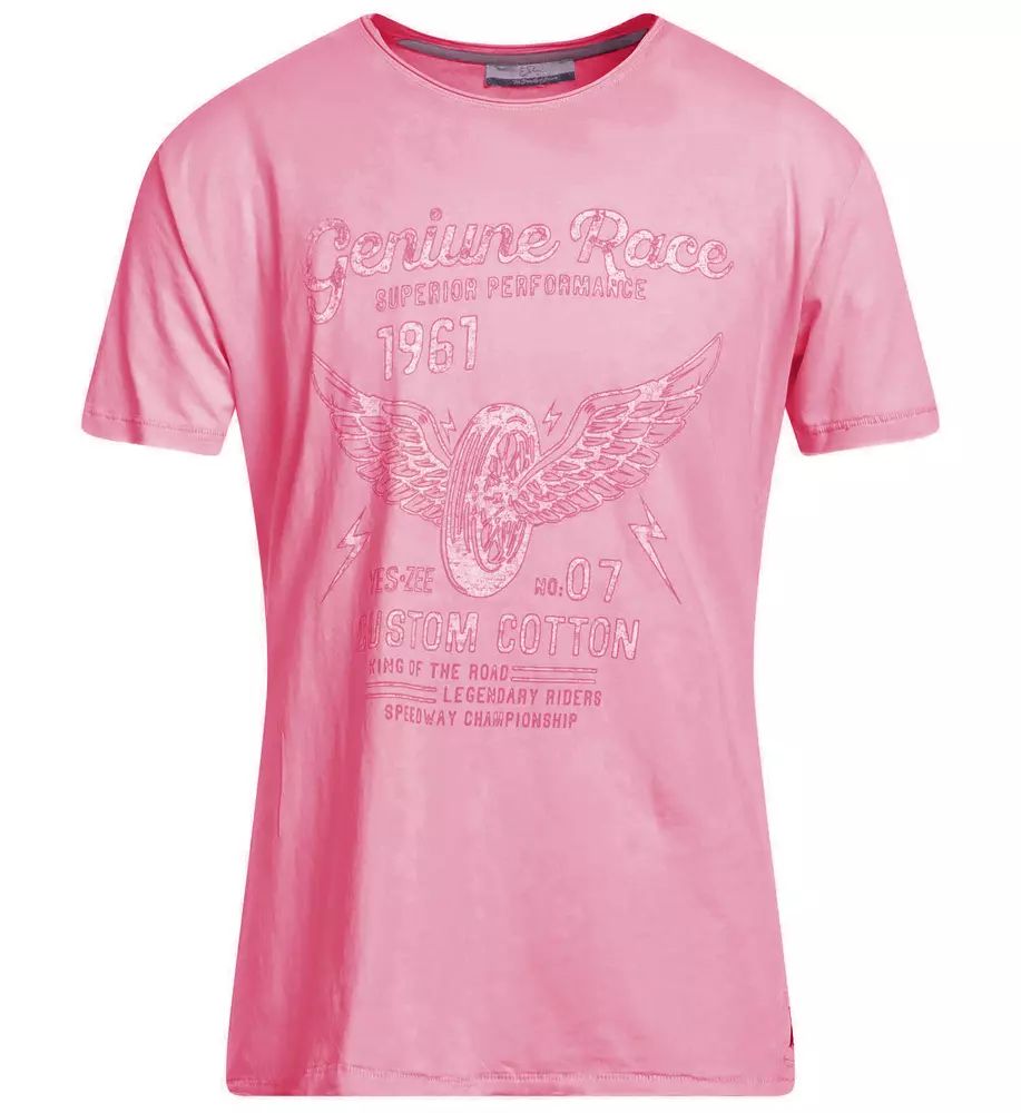 Fashionsarah.com Fashionsarah.com Yes Zee Pink Cotton T-Shirt