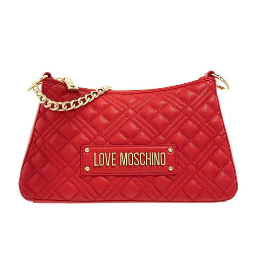 Fashionsarah.com Fashionsarah.com Love Moschino Red Artificial Leather Crossbody Bag