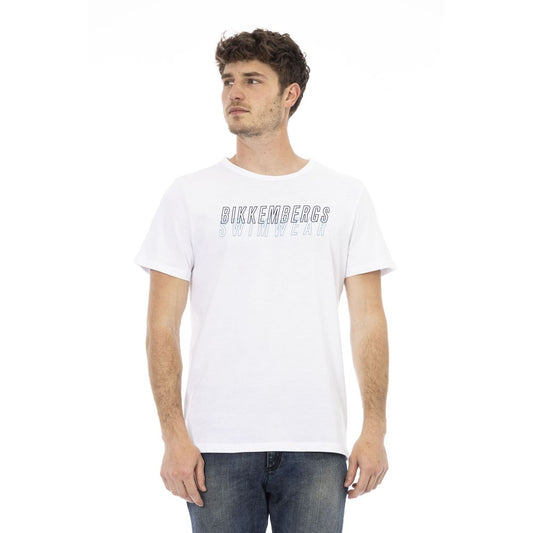 Fashionsarah.com Fashionsarah.com Bikkembergs White Cotton T-Shirt