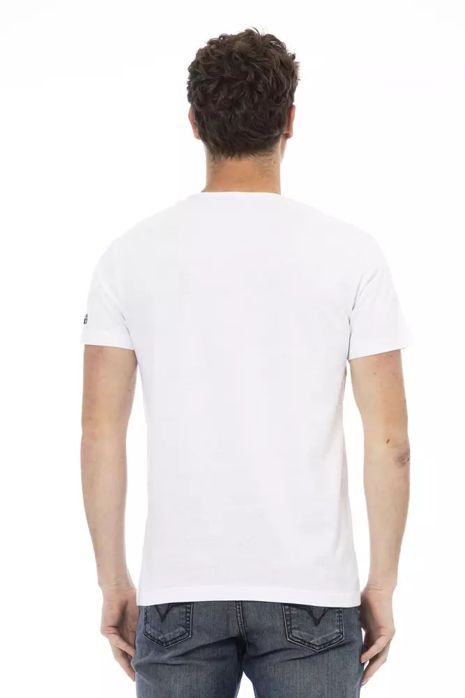Fashionsarah.com Fashionsarah.com Trussardi Action White Cotton T-Shirt