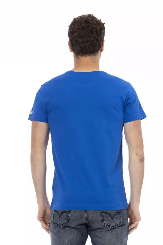 Fashionsarah.com Fashionsarah.com Trussardi Action Blue Cotton T-Shirt