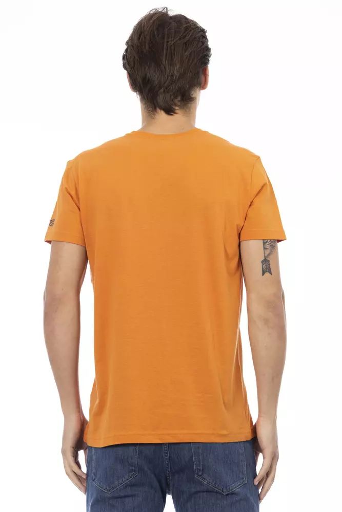Fashionsarah.com Fashionsarah.com Trussardi Action Orange Cotton T-Shirt