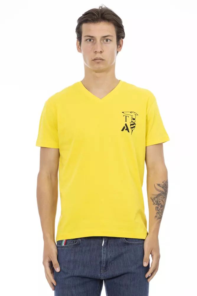 Fashionsarah.com Fashionsarah.com Trussardi Action Yellow Cotton T-Shirt