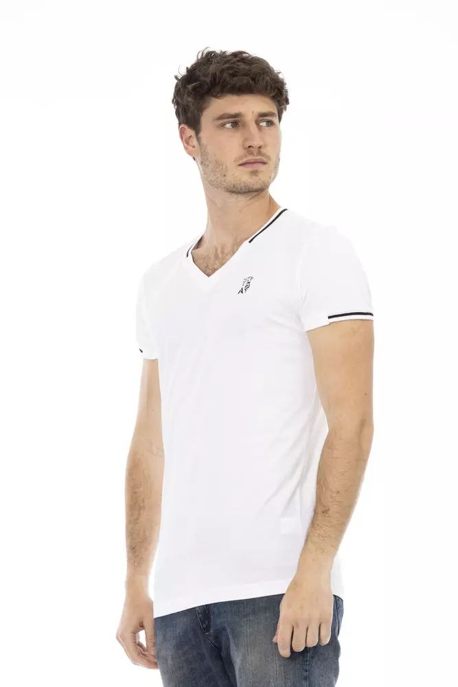 Fashionsarah.com Fashionsarah.com Trussardi Action White Cotton T-Shirt