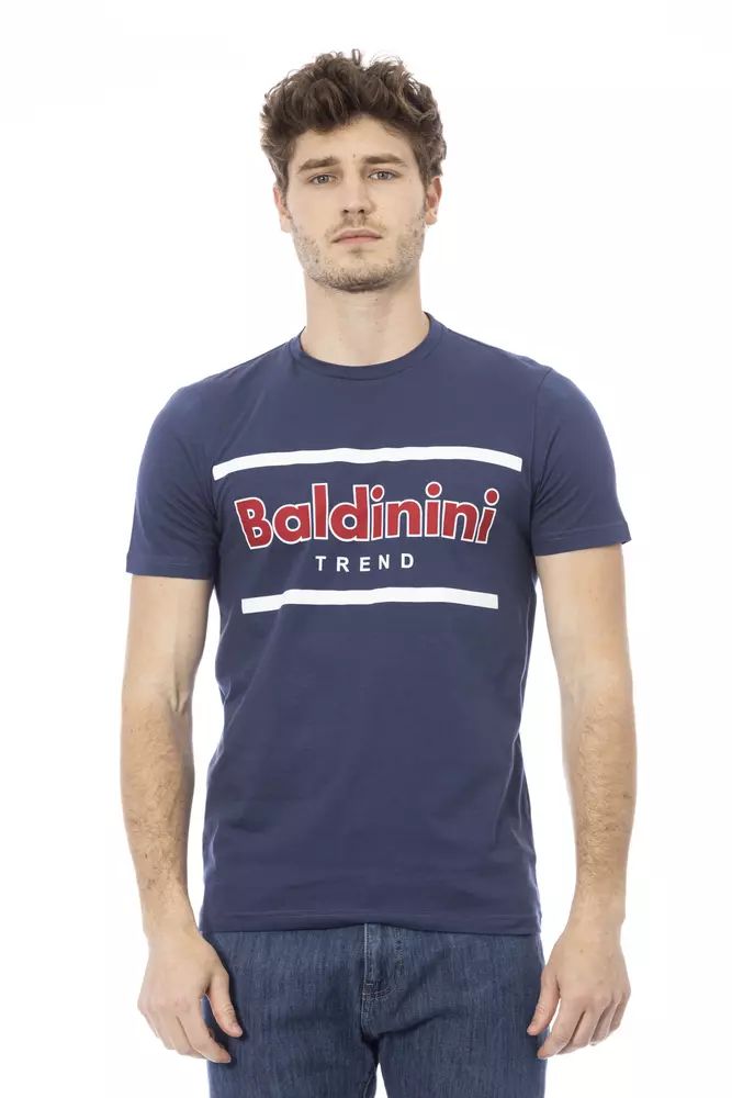 Fashionsarah.com Fashionsarah.com Baldinini Trend Blue Cotton T-Shirt