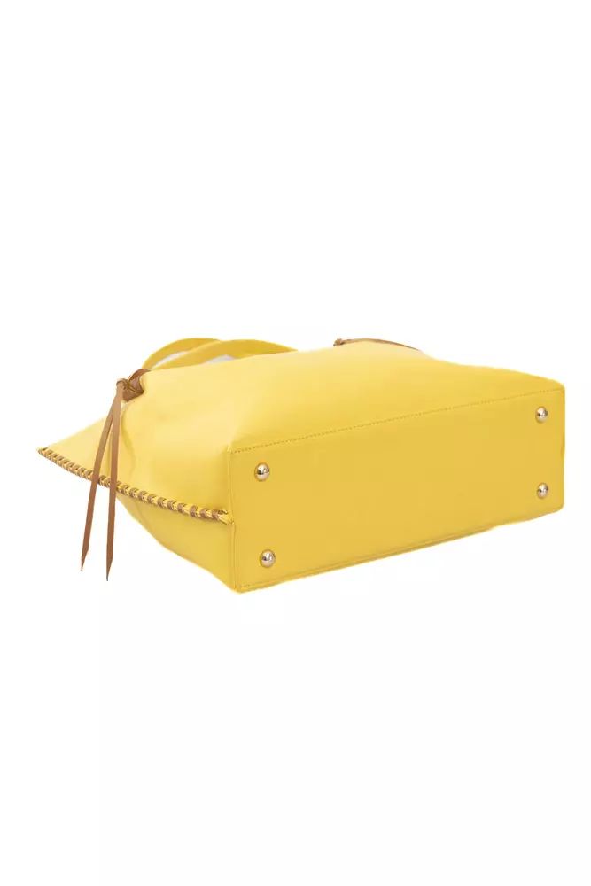 Fashionsarah.com Fashionsarah.com Baldinini Trend Yellow Polyuretane Handbag