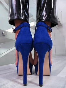 Suede High Heels - Fashionsarah.com