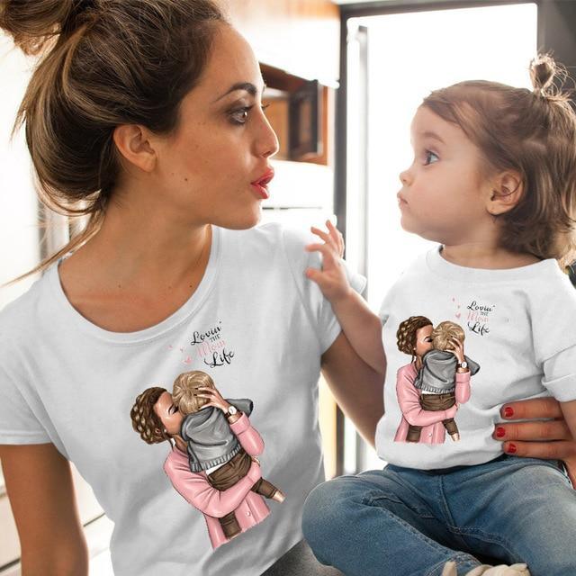Matching T-shirts Mom & Baby 