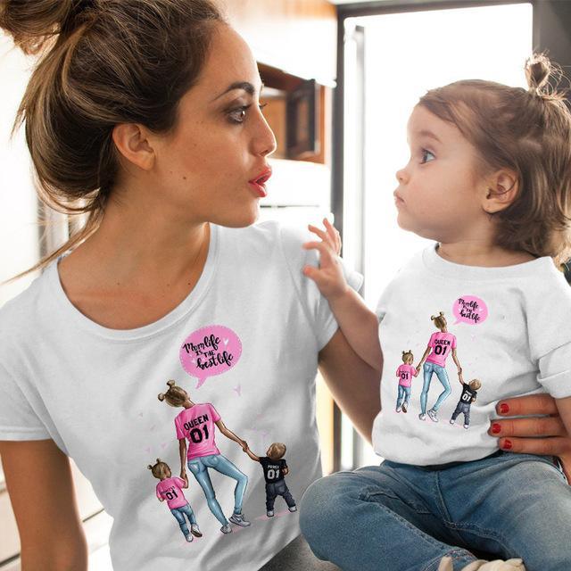 Matching T-shirts Mom & Baby 