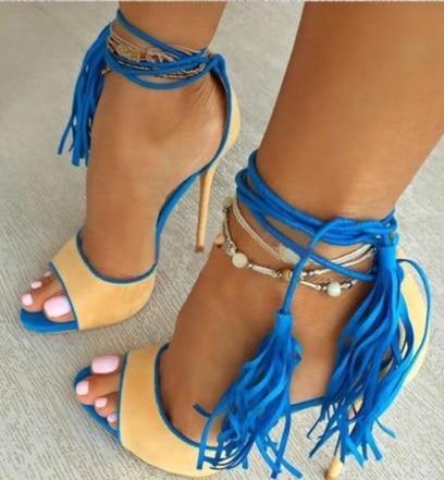 Fashionsarah.com Lace-Up Gladiator Heels