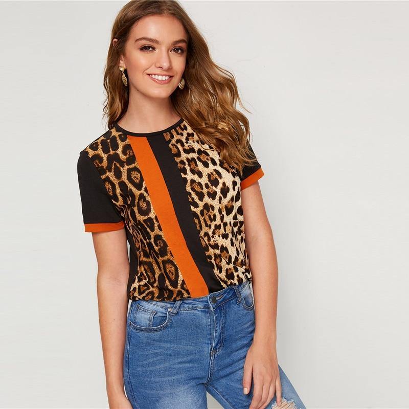 Women Leopard Tops, Plus Sizes | Fashionsarah.com