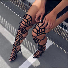 Load image into Gallery viewer, Sexy Cut-outs Stiletto Heels - Fashionsarah.com