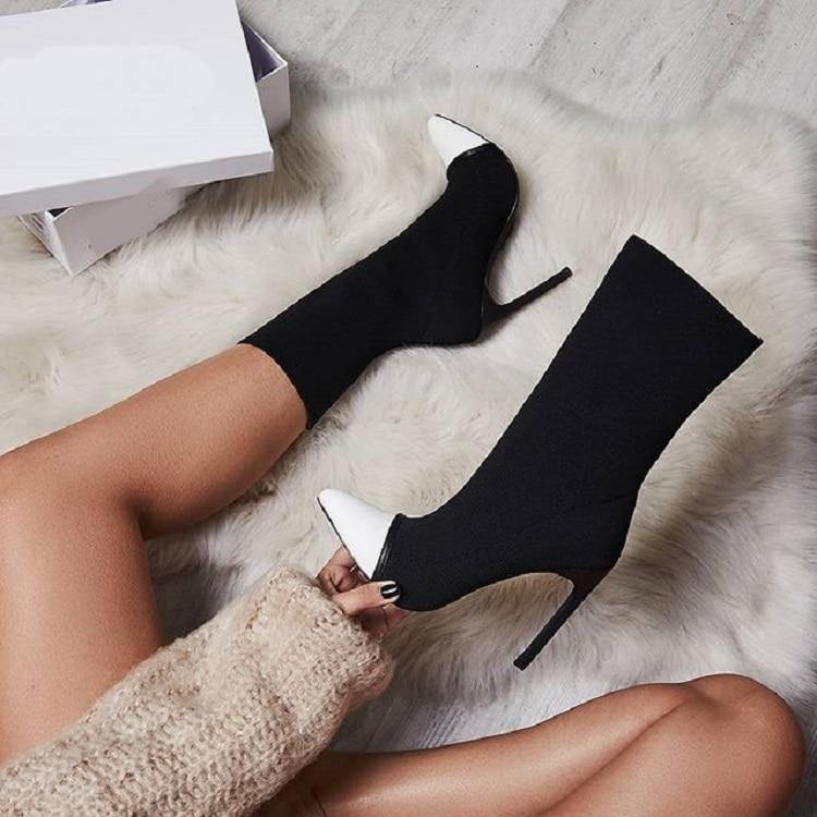 Fashionsarah.com Pointed Toe Ankle Boots