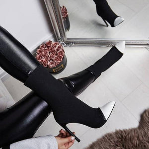 Pointed Toe Ankle Boots - Fashionsarah.com