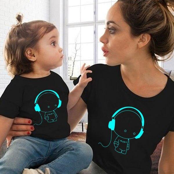 Family Matching Luminous T-shirts - Fashionsarah.com