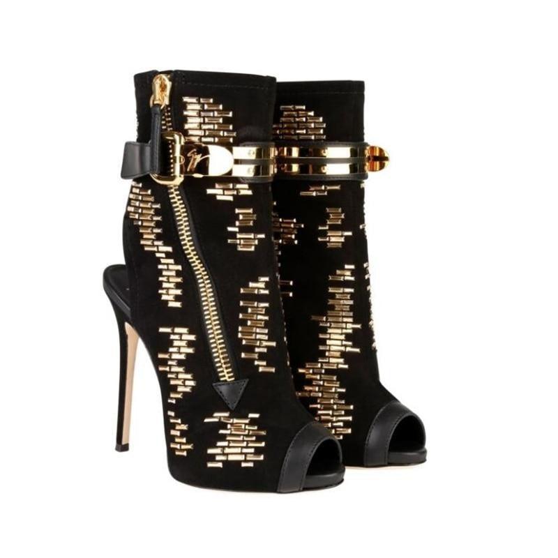 Peep Toe Gladiator Boots | Fashionsarah.com