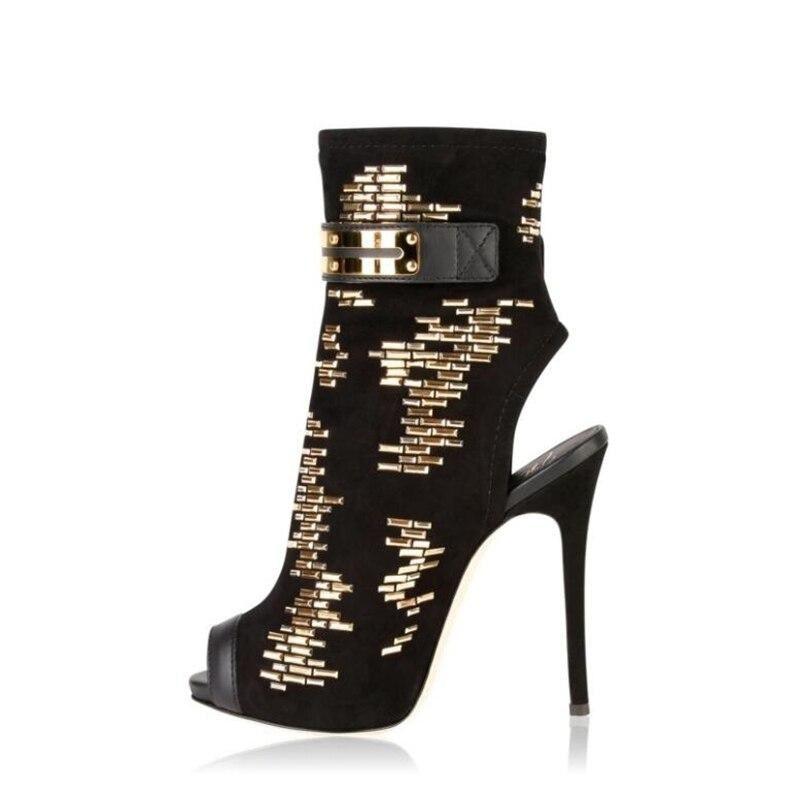 Peep Toe Gladiator Boots | Fashionsarah.com