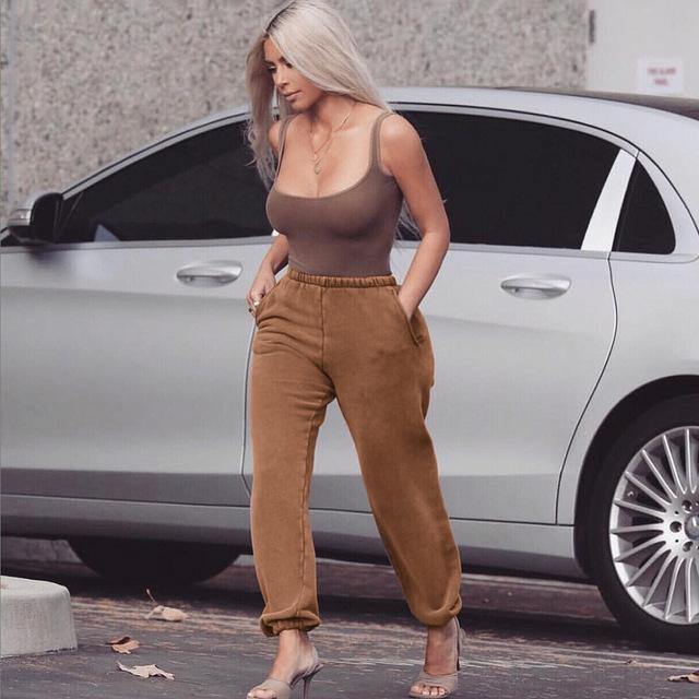 Women Streetwear Loose Leggings | Fashionsarah.com