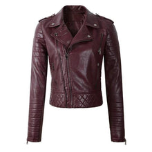 Load image into Gallery viewer, Ladies Biker Jacket - Fashionsarah.com