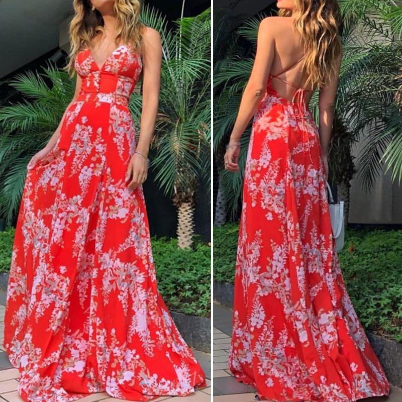 Fashionsarah.com Bohemian Floral Dress