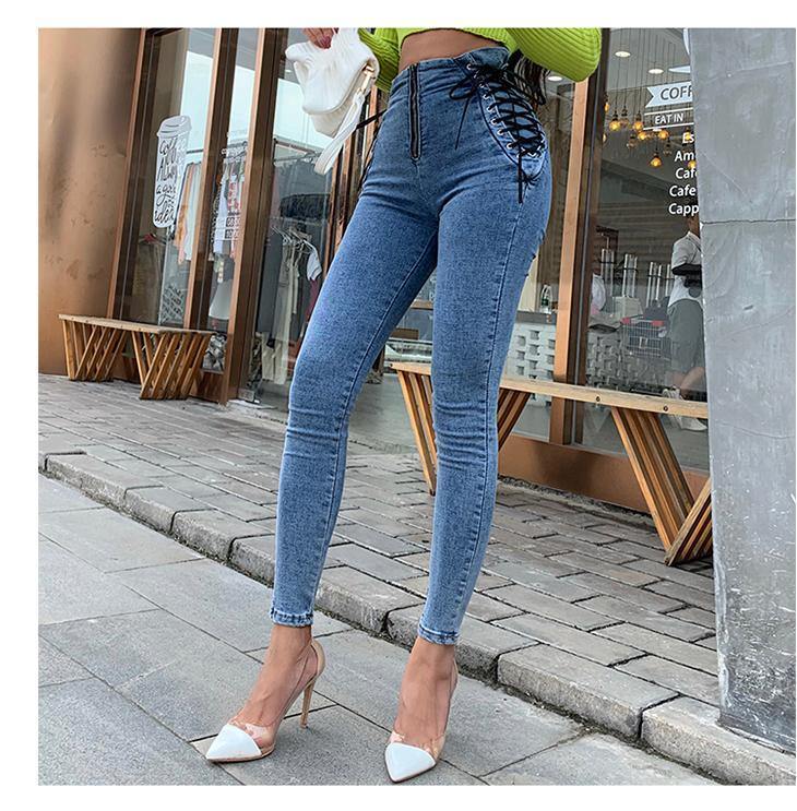 Women Slim Elastic Jeans | Fashionsarah.com