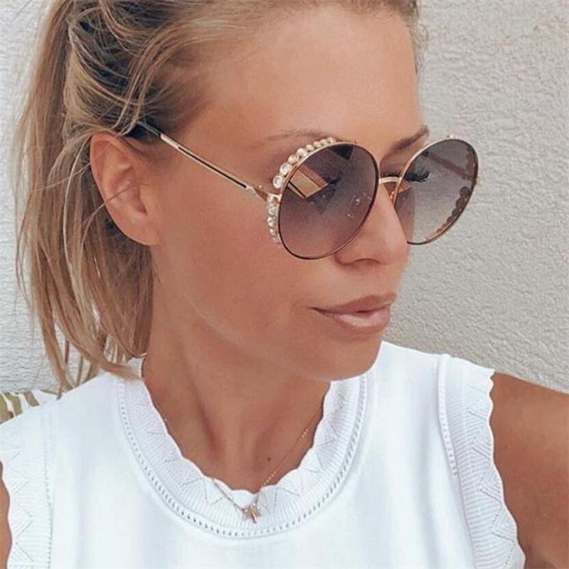 Round Shining Sunglasses | Fashionsarah.com