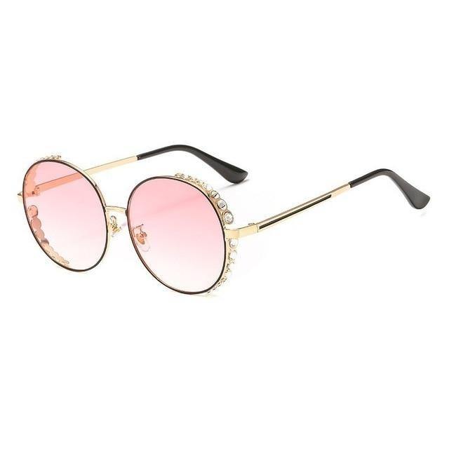 Round Shining Sunglasses | Fashionsarah.com