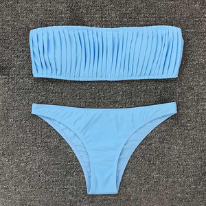 Aqua Strapless Bikini - Fashionsarah.com