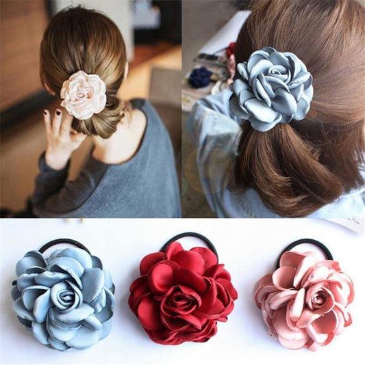 Flower Scrunchie Hairbands | Fashionsarah.com