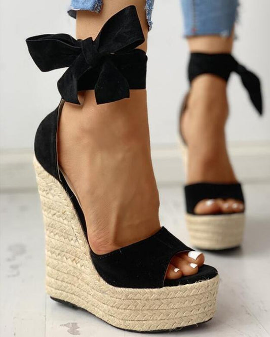 Cross-Strap Bohemia Platform | Fashionsarah.com