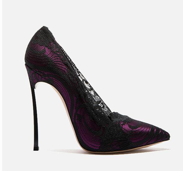 Hot Lace High Heels | Fashionsarah.com