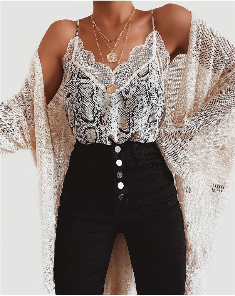 Women Leopard Lace Tops | Fashionsarah.com