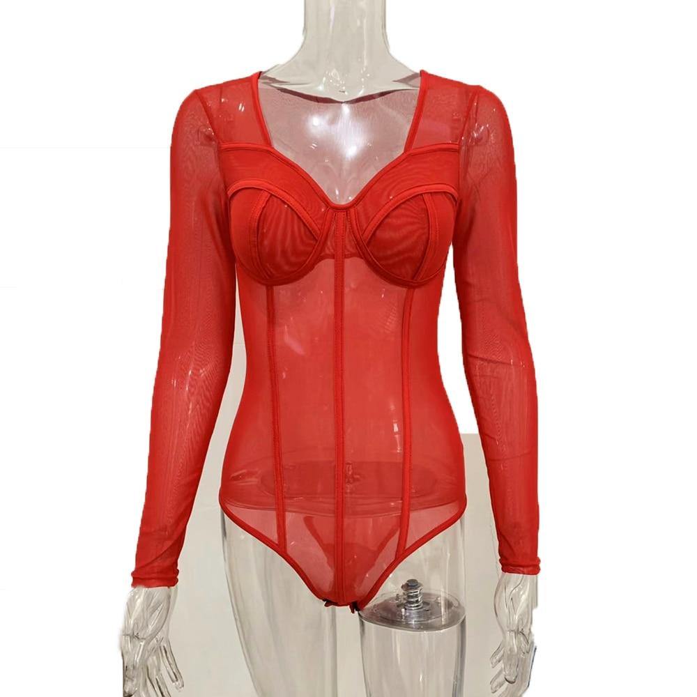 Fashionsarah.com Spring mesh bodysuit