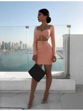 Load image into Gallery viewer, Ruched Bodycon Dress - Fashionsarah.com