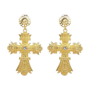 Vintage Cross Earrings Jewelry - Fashionsarah.com