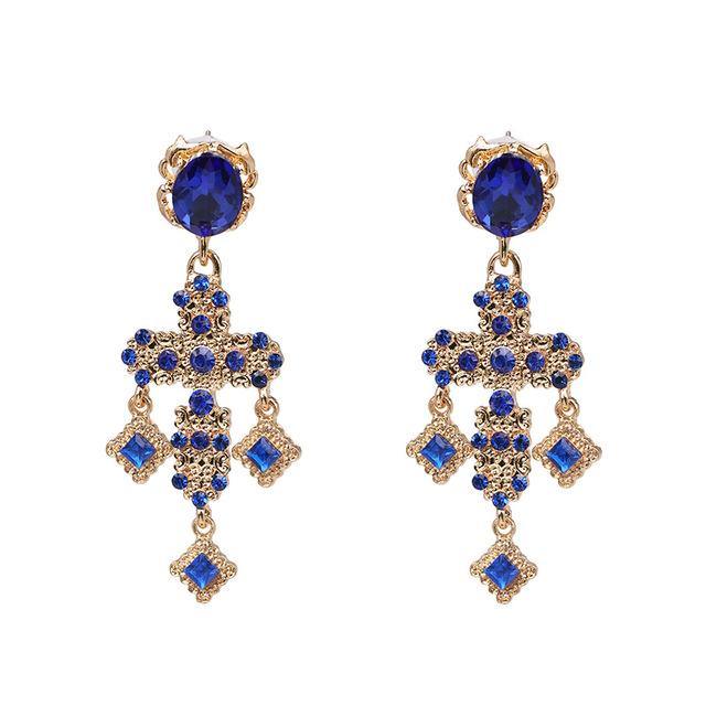 Fashionsarah.com Vintage Cross Earrings Jewelry