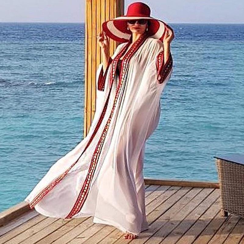 Fashionsarah.com Maxi Kimono beachwear