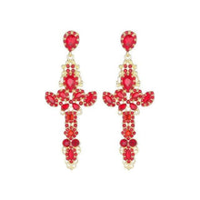 Load image into Gallery viewer, Vintage Cross Earrings Jewelry - Fashionsarah.com