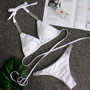 Rhinestone Bikini Sets - Fashionsarah.com