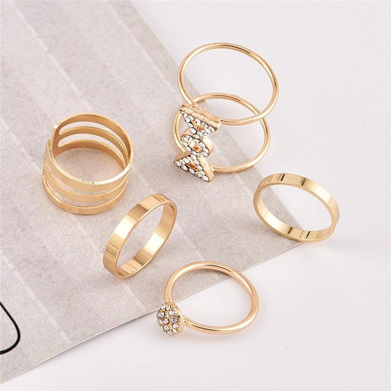 Bohemia Crystal Ring 5Pcs/set Fashionsarah.com