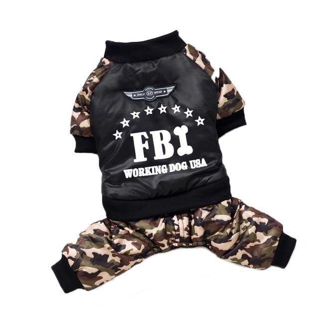 Fashionsarah.com FBI Pet Outfit