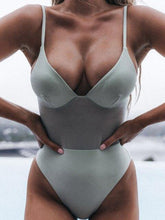 Load image into Gallery viewer, Green Mesh Monokini - Fashionsarah.com