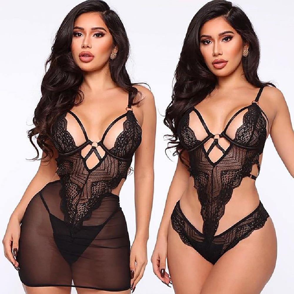 Black Lace Baby Doll | Fashionsarah.com