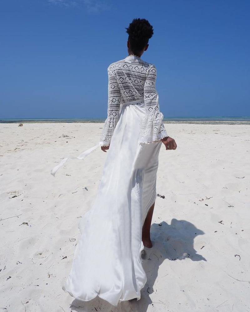 White Knitted Beach Cover Ups | Fashionsarah.com