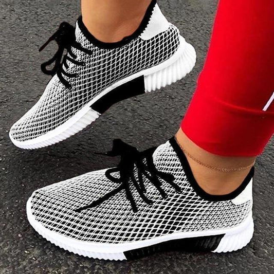 Striped Breathable Sneakers | Fashionsarah.com