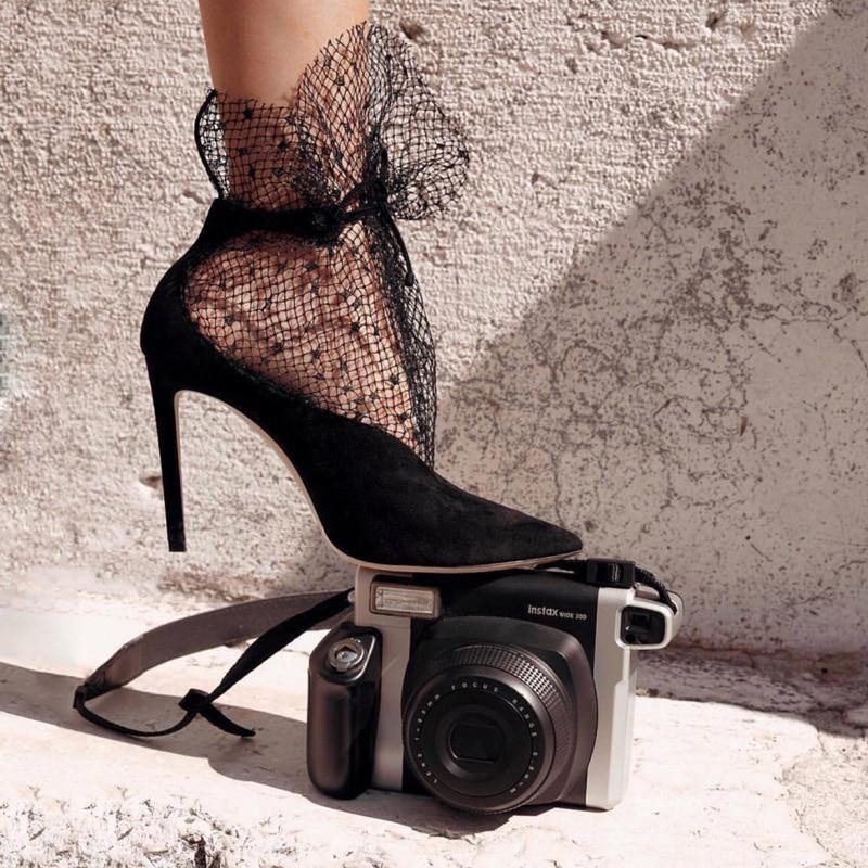 Wrapped Lace Heels | Fashionsarah.com