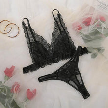 Load image into Gallery viewer, Floral Lingerie Lace Set - Fashionsarah.com